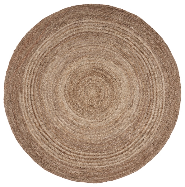 Jute Braided Round Area Rug, 4 ft.