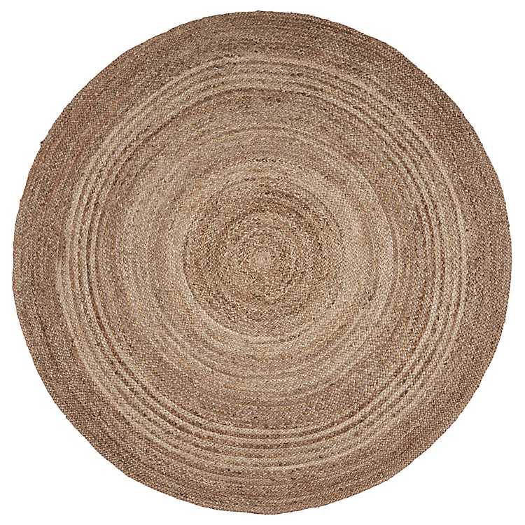 Jute Braided Round Area Rug 4 Ft, How Big Is A 4 Foot Round Rug