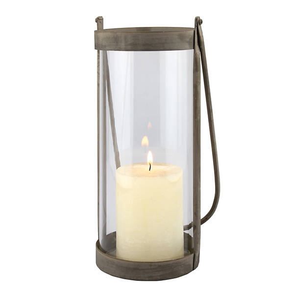 Glass and Rustic Metal Lantern Kirklands Home