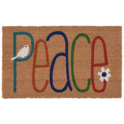 Colorful Peace Doormat