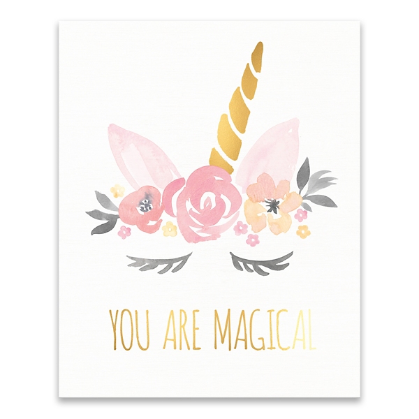 You Are Magical Unicorn Canvas Art Print Kirklands