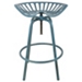 Blue Tractor Seat Stool