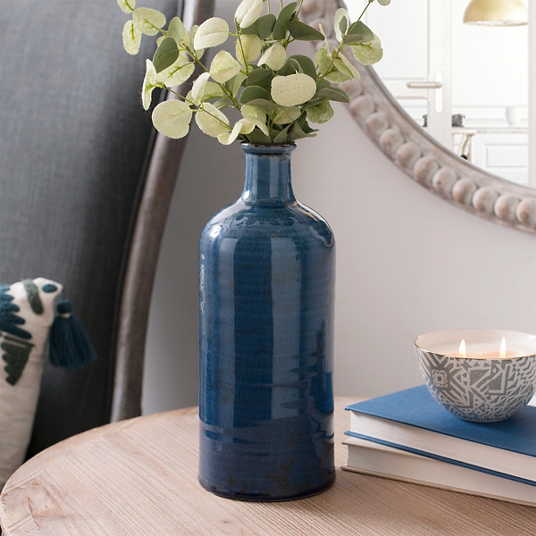 Blue Ceramic Vase