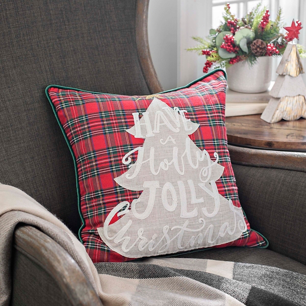 Kirklands plaid outlet pillows