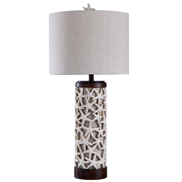 dark gray table lamp