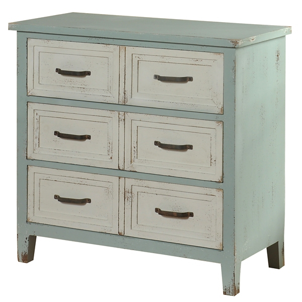 Rustic Blue Hazel 3Drawer Chest Kirklands Home