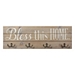 Bless This Home Hook Wall Plaque