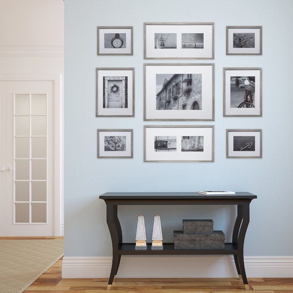 gallery wall frames white