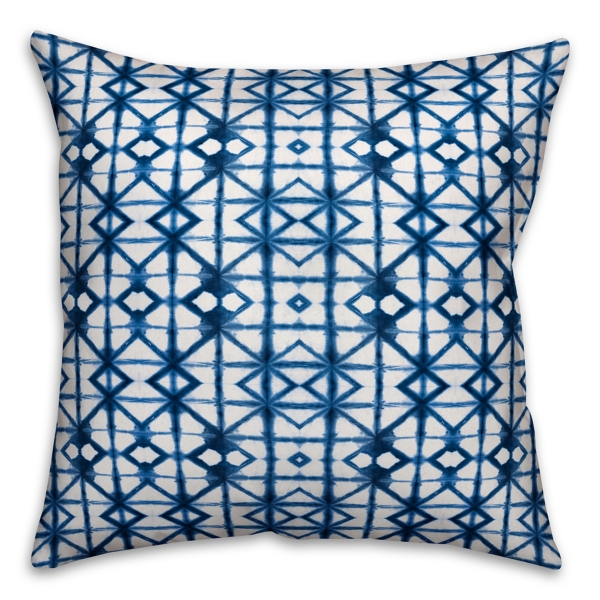 Blue Shibori Outdoor Pillow | Kirklands