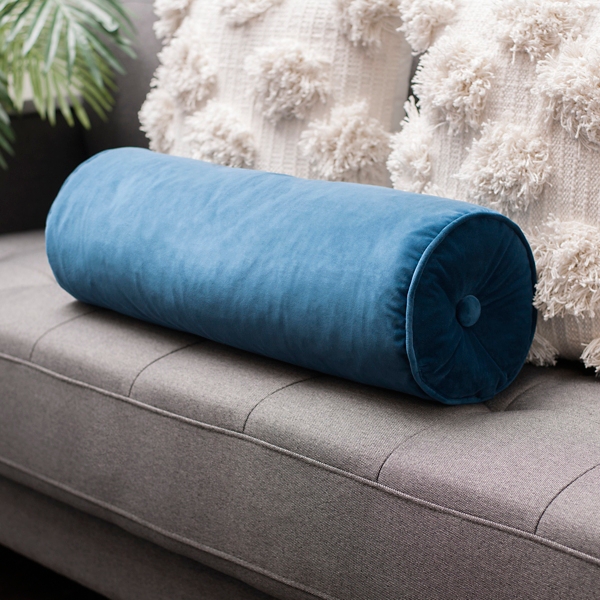 velvet bolster cushion