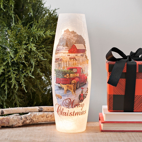 PreLit Red Truck Christmas Hurricane Kirklands Home