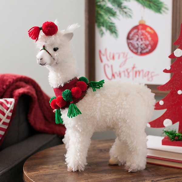 christmas llama stuffed animal