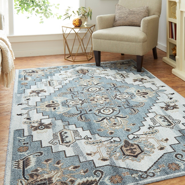 Gray Bovard Area Rug, 8x10 Kirklands Home