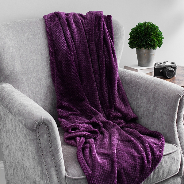 Plum Heavenly Bubble Throw Kirklands Home