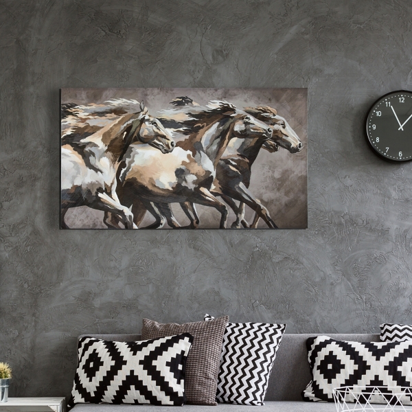 Running Wild Horses Canvas Art Print Kirklands
