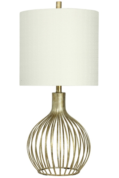 gold wire table lamp