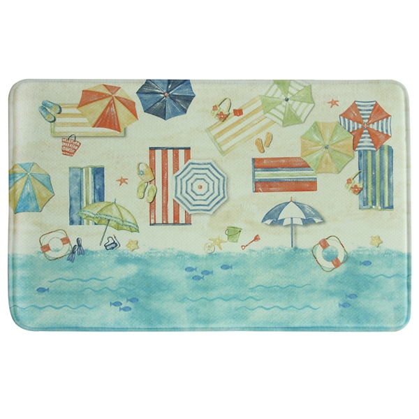 beach kitchen mat