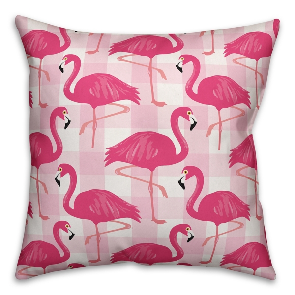 pink flamingo pillows