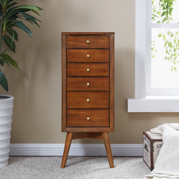 Dark Sienna Weston Jewelry Armoire Kirklands