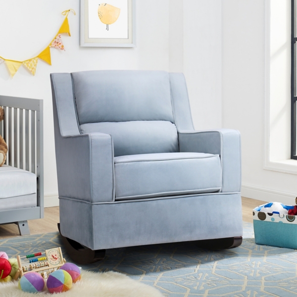 Blue rocking store chair nursery