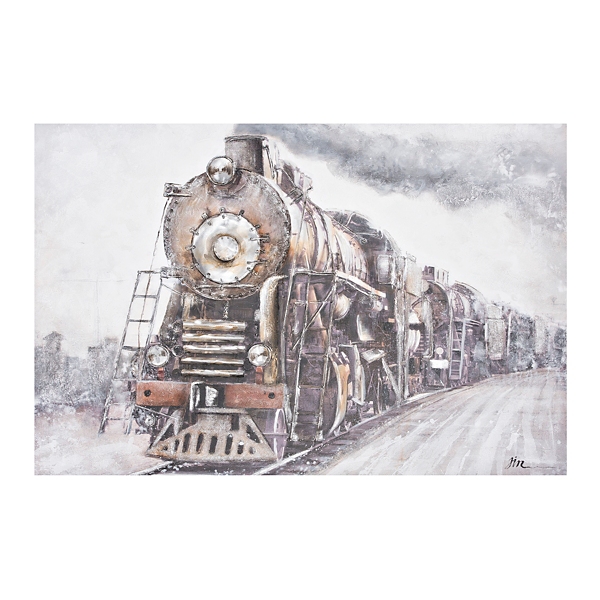 Train In Motion Canvas Art Print Kirklands