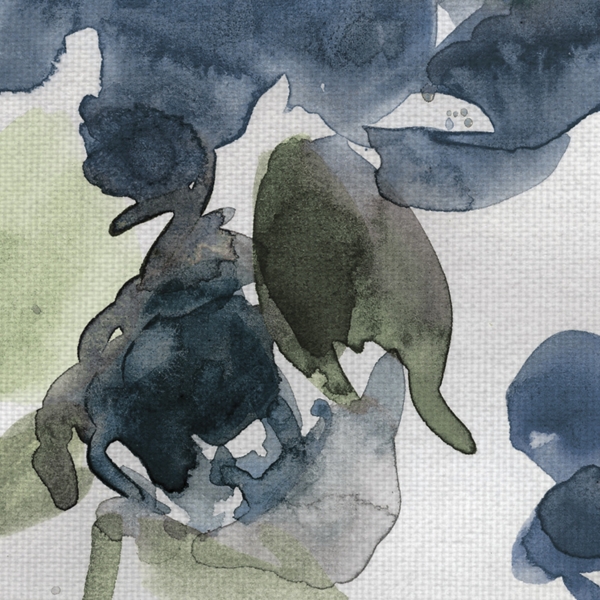 Blue Belles I and II Canvas Art Prints, Set of 2