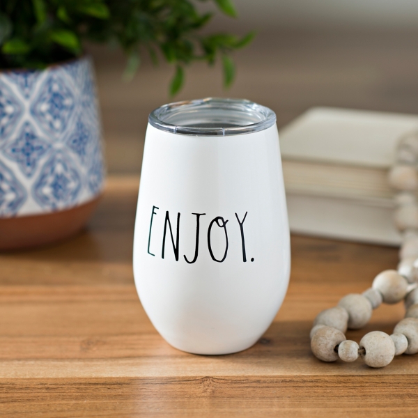 Stainless Steel Wine Cup Wine Glass Stemless Insulated Tumbler