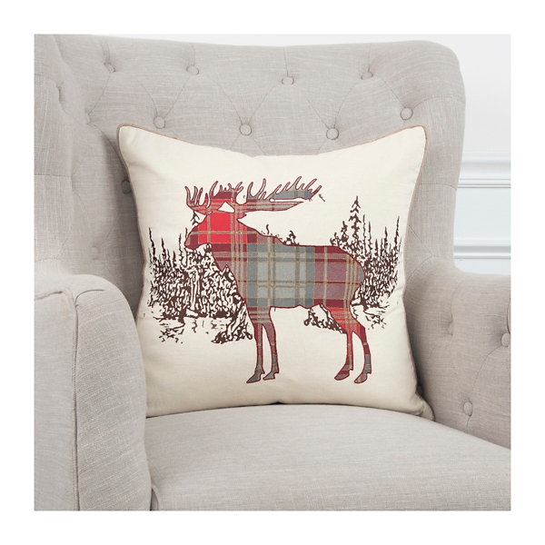 christmas pillows plaid