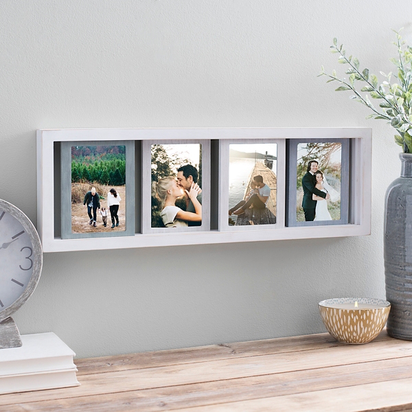 Whitewash Sliding Photo Collage Frame Kirklands Home