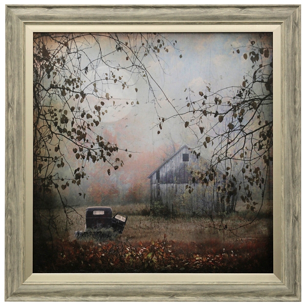 Blue Barn Framed Art Print Kirklands