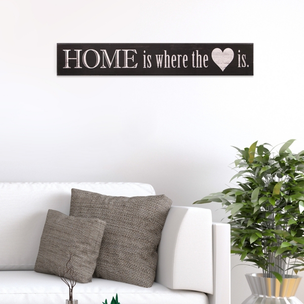 Home Is Where The Heart Is Wood Plaque Kirklands