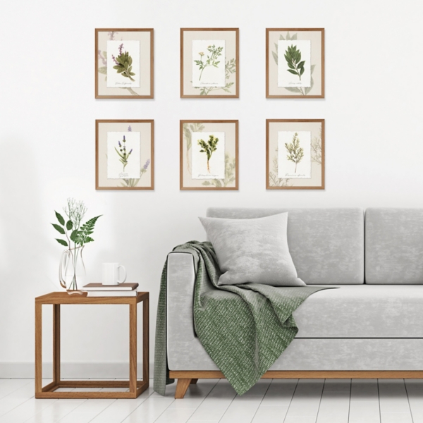 Botanical Herbs Framed Art Prints Set Of 6 Kirklands