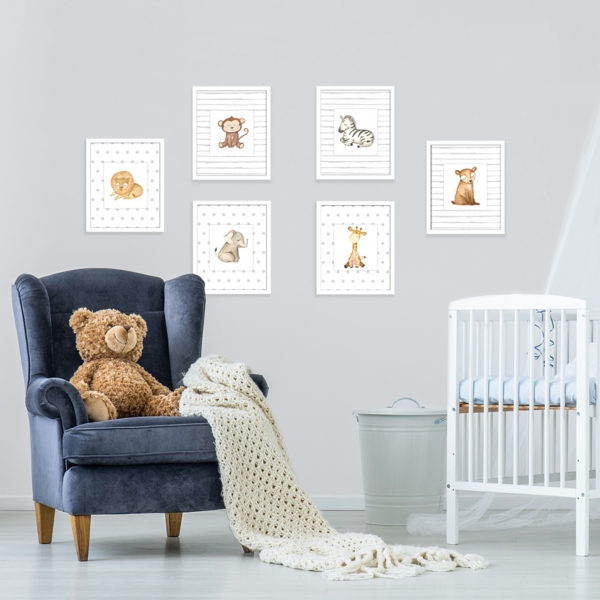 baby animal framed prints