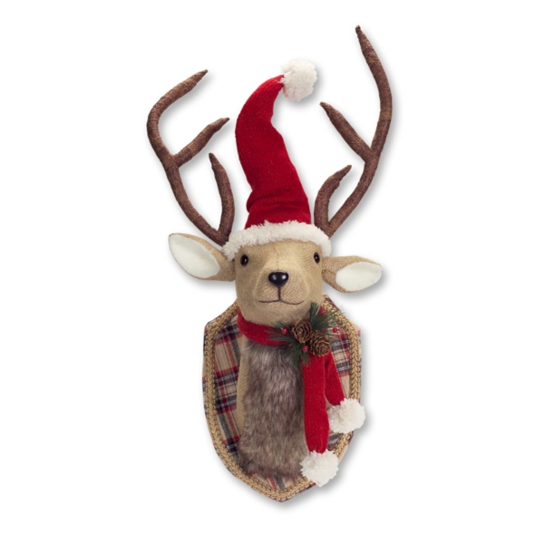 plush deer mount