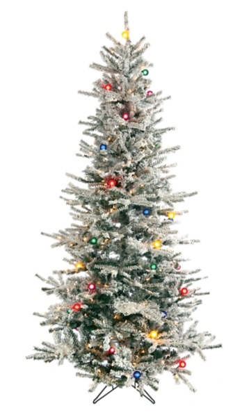 9 Ft Pre Lit Flocked Christmas Tree Clearance - Christmas Recipes 2021