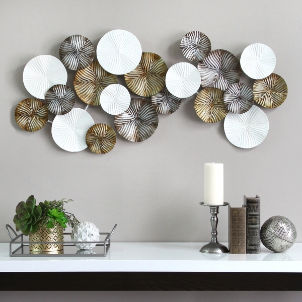 Claudia Circles Metal Wall Sculpture