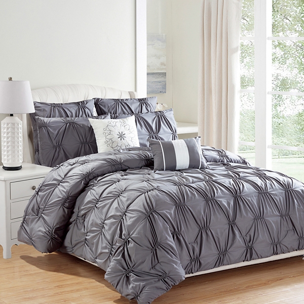 Gray Akita 8-pc. Queen Comforter Set | Kirklands Home