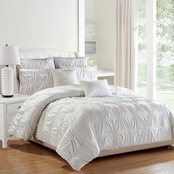 White Akita 8-pc. Queen Comforter Set | Kirklands Home