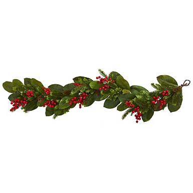 Red Berry Ornament Christmas Garland