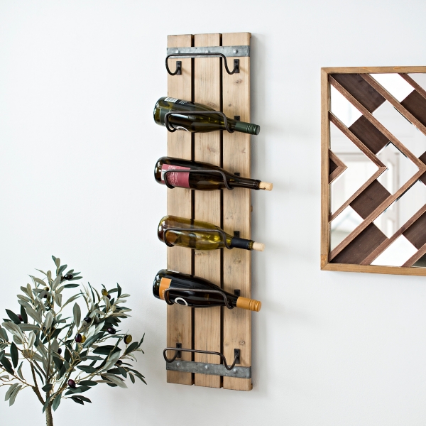 Wall wine bottle rack hot sale