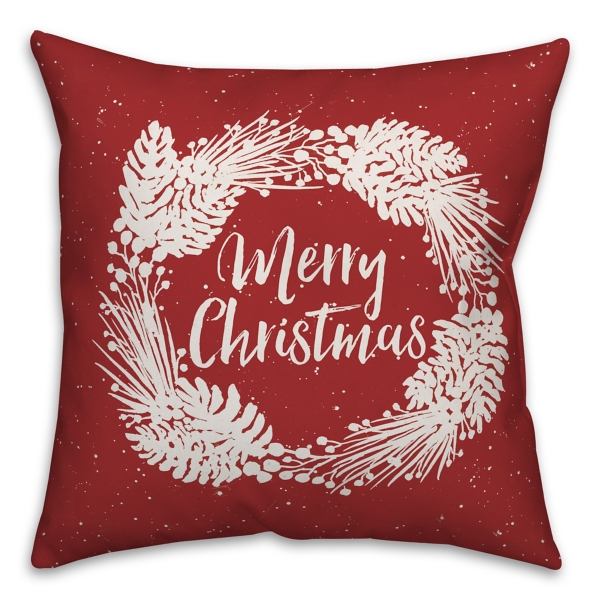 Outdoor christmas outlet pillows