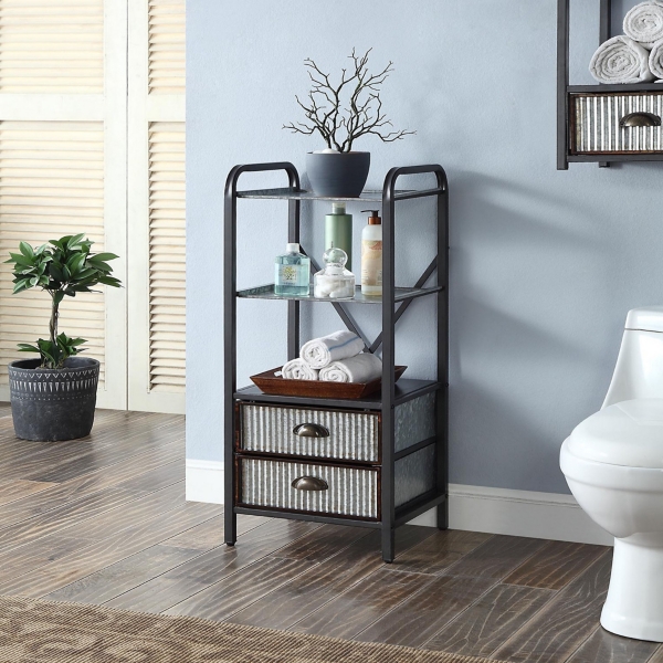 metal bathroom storage units