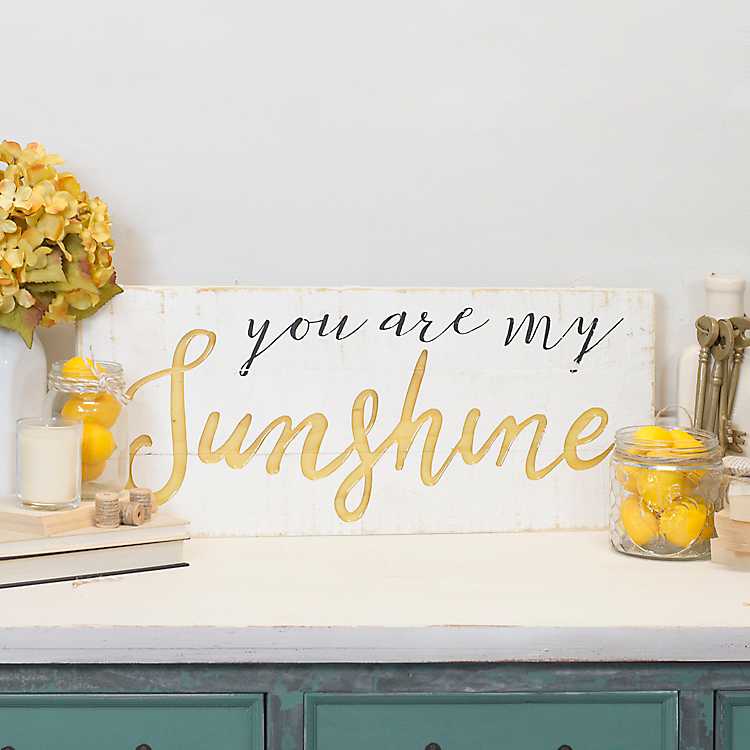 Wooden Mdf You are my sunshine sign craft blank decoration S173 