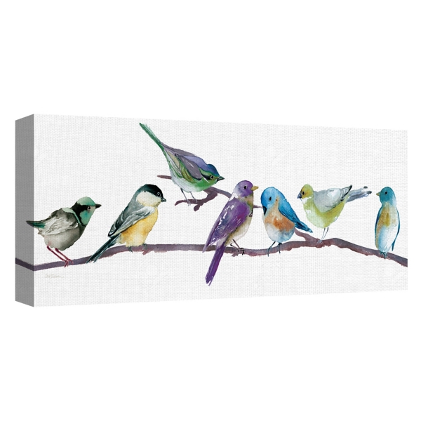 Colorful Bird Spot Canvas Art Print