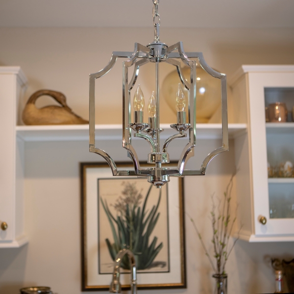 Callie Geometric Square Metal Pendant Light Kirklands Home