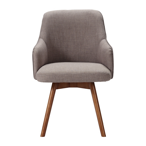 Gray Swivel Upholstered Dining Chair Kirklands Home