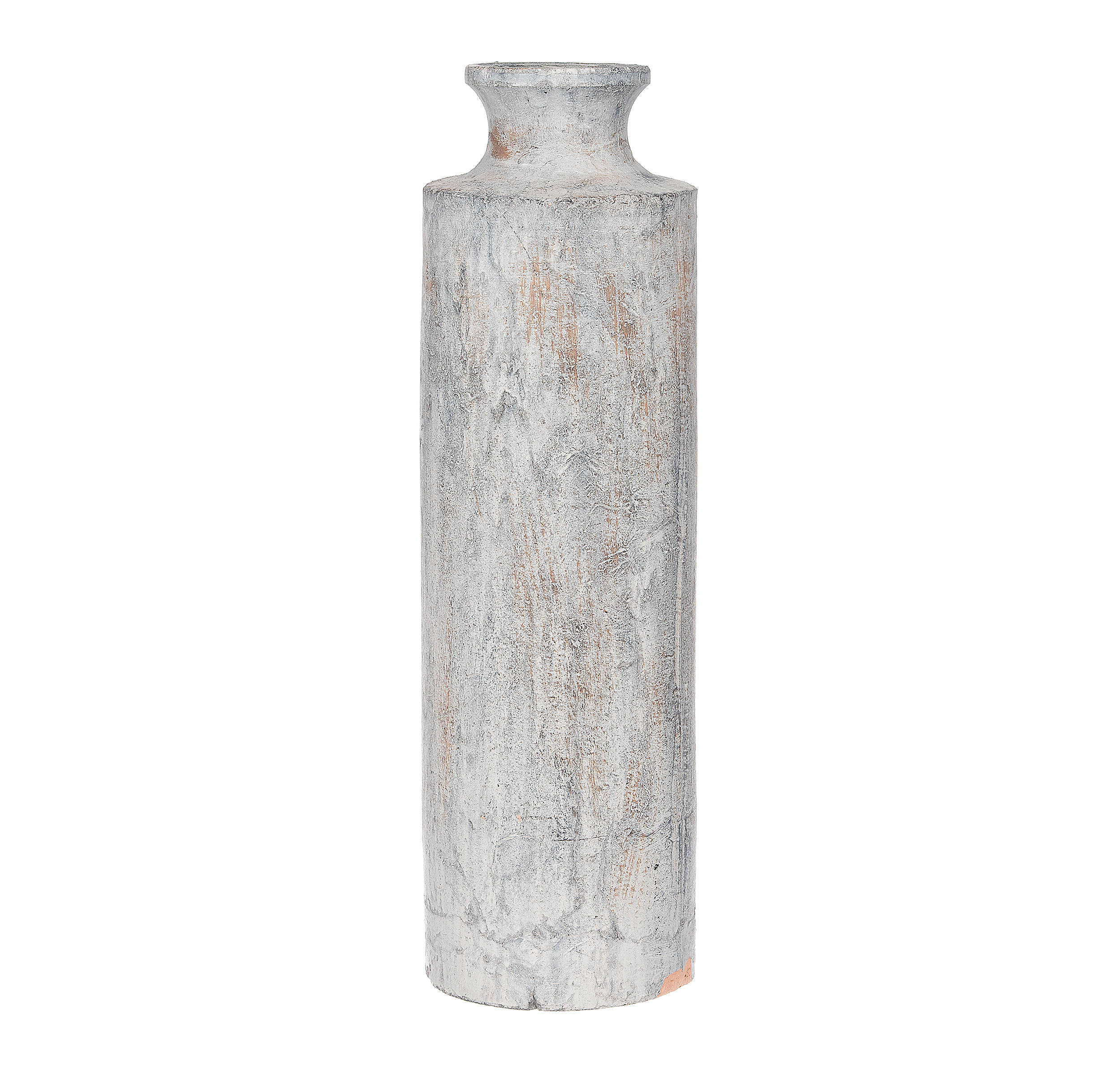 Shop White Concrete Finish Ceramic Vase from Kirkland's on Openhaus