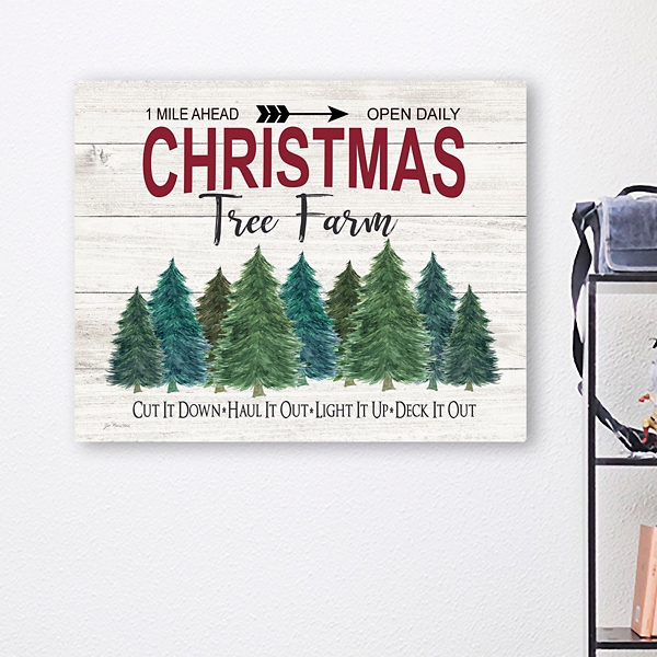 Christmas Tree Farm Canvas Art Print Kirklands