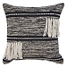 Black and Natural Mingled Texture Pillow