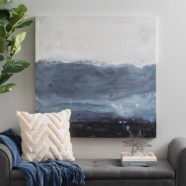 Navy Ombre Canvas Art Print Kirklands
